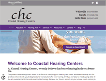 Tablet Screenshot of coastalhearingcenters.com